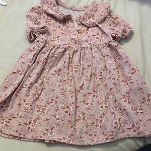 Cat & Jack Pink Floral Kids Dress
